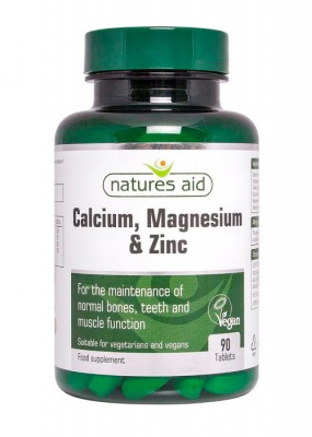 Natures Aid Calcium, Magnesium + Zinc 90 tabs